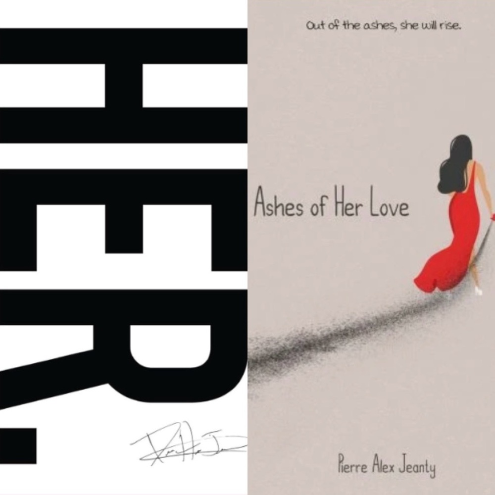 Womens Inspiring Books HER. & Ashes of Her Love Pierre Alex Jeanty Paperback Set